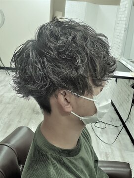 スタジオケイ 清原店(Studio K) 【メンズ】波巻きパーマ/マッシュ#ツイストスパイラル#韓国#眉毛