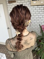 フェリーチェ(Felice)&nbsp;編みおろし　ヘアセット　お呼ばれヘア