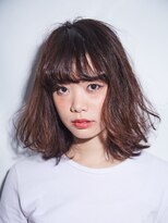 ブレンアネックスバイドット(BLEN ANNEX by.dot)&nbsp;前髪切りっぱなしボブエアリーロング美髪ピンクブラウン[町田駅]