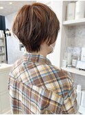 福山市美容室Caary人気秋ヘア秋ショート20代30代イルミナカラー