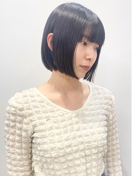モリオフロムロンドン 松戸店(Morio from London) 【松戸　石山】黒髪切りっぱなしボブミニボブ10代20代30代
