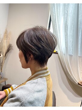 ワ ヘアー(wa-hair) レイヤーショートボブ　絶壁解消髪質改善　グレーベージュクール