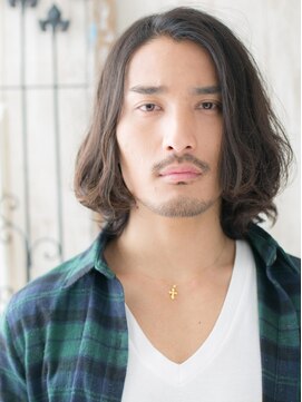 モッズヘア メン 上尾東口店(mod's hair men) ミントアッシュのワイルドランダムゆる巻きロングV上尾