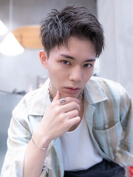 イオ 本厚木(io) スパイキーショートメンズカット刈り上げ短髪