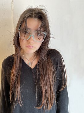 ヴァージ(Verge) レイヤーカット/ウェーブパーマ/前髪/こなれミディ[代官山駅]