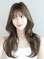 【Nanako。】シースルー前髪韓国くびれヘア