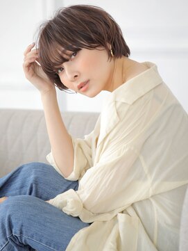 アビエブラン 若江岩田(abije blanc) フェミニンショート【若江岩田駅】★20代30代50代 髪質改善
