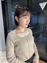 10代20代30代大人可愛い韓国風シースルーバングくびれへア