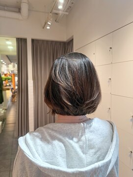 エイゾー(EIZO) ボブ/レイヤー/前髪なし/ボブレイヤー/伸ばしかけ/丸みボブ