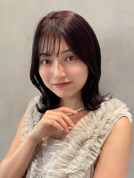 ロンド ボーイ 表参道(Lond BOY) くびれヘア韓国レイヤーボブ前髪顔周りブリーチなし表参道原宿