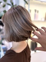 ステアケース 武蔵小杉店(stair:case)&nbsp;白髪とハイライトでつくるくすみピンクグレージュ 40代50代60代