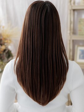 カバーヘア ブリス 上尾西口店(COVER HAIR bliss) ■美髪艶感ストレート前下がりレイヤーロング43-2★上尾30代40代