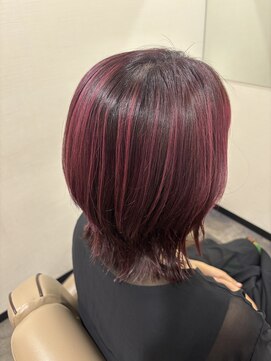 ベルポ(Bellpo) ひし形スタイル×デザインカラー 髪質改善/白髪ぼかし/浦和/個室