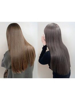 繰り返すカラーによるダメージもお任せ◎髪質改善トリートメントでパサつきのない艶髪へ【天神大名】
