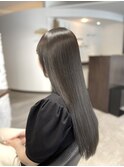 【ツヤ髪】透明感ダークアッシュロング