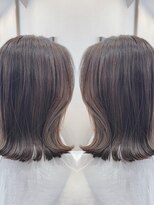 ニーラ バイ ニライカナイ 八幡宿店(Neela By Nirai Kanai)&nbsp;外ハネ/イメチェン/似合わせカット/フルバング/アッシュブラウン