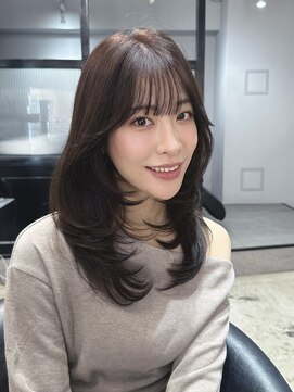 エトラ 渋谷店(etora) ◎小顔ヘア レイヤーカットワンホンヘア韓国ヘア