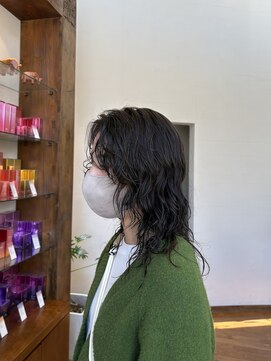ウルフパーマレイヤーパーマミディアムパーマニュアンスパーマ