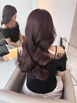 ジーナ メゾン 札幌(Zina Maison) 美髪＊エアリーロング＊カシスピンク＊髪質改善＊ZinaMaison札幌
