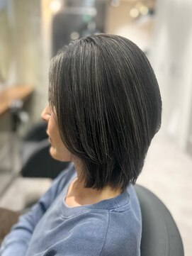 コントラストハイライト◎レイヤーボブ《高倉》