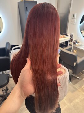 ホープ(hope) レッドカラー/レイヤー/顔周りレイヤー/ダブルカラー