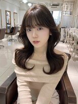 フォルテ 表参道店(FORTE)&nbsp;【フォルテ千鶴】ダークアッシュ/ミディアムレイヤーカット/小顔