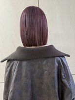 トワ バイ リンネ(Towa by Lin’ne) ぷつっとボブ×ピンクベージュ