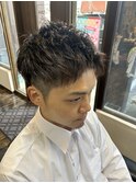 アップバングショート【別府駅徒歩10分】 【メンズ美容室】