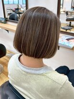 モーラ 鳳店(MOLLA)&nbsp;丸みボブ×ナチュラルハイライト【鳳】