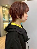 アトリエ タキ(atelier.taki)&nbsp;大人ネオウルフ ピンクブラウン ショートウルフ 外ハネウルフ