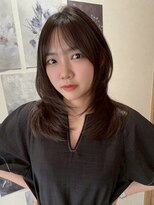 エトワ 中央店(etoi) 大分ハッシュカット胸上鎖骨下ミディアムレイヤースタイルかるめ