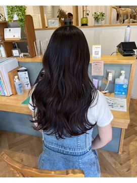 メルク ユニ(merc.uni) 大人ガーリー色持ち重視のパープルカラー2/10