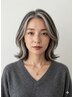 【お洒落も楽しむ◎脱白髪染め】似合わせカット+フェイスフレーミング
