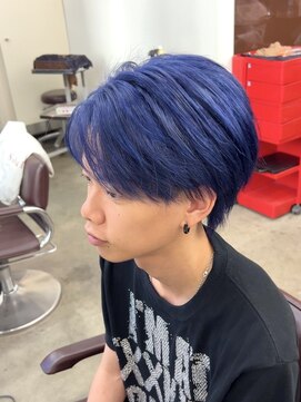 リップス 吉祥寺店 (LIPPS) "色落ちシルバー " ブルーカラー
