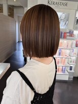 キャパジャストヘアー(CAPA just hair)&nbsp;切りっぱなしボブハイライトベージュ