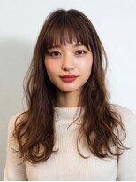 ウェルズ グランデ 奈良店(Well's GRANDE) ゆるふわウェーブのブラウンロング