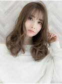 『ROMA』大人かわいい無造作カール×小顔シースルーバング
