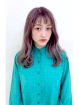 ルッツ(Lutz. hair design) clearpink×onbang