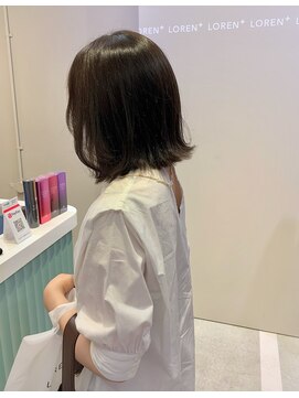 ローレンジウ(LOREN JU) 【髪質改善】グレージュカラー