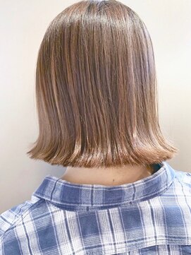 ムク 新宿(muc) ミニウルフ/テラコッタ/デジタルパーマ/くすみブルー[新宿]