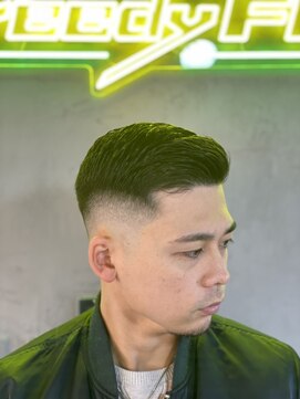 グリーディーフォックス 代々木(Greedy FOX) かき上げヘア/サイドパート/韓国マッシュ/フェードカット/代々木