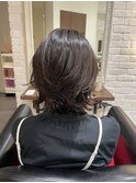 外ハネショートレイヤー