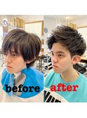 ジェットモヒカンスタイル BEFOREAFTER