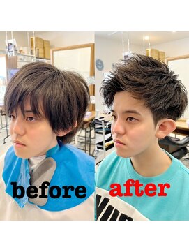 レジット メンズ ヘアサロン(LEGIT MEN's HAIR SALON) ジェットモヒカンスタイル BEFOREAFTER