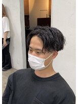 プライズ アイリス 池袋東口店(prize Iris) 前下がりセンターパート/ツイスパ/¥12980