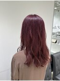 ハイトーンボルドーカラー
