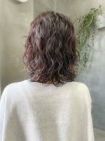 テトヘアー(teto hair)&nbsp;くるくる　ミディアムパーマ　スパイラルパーマ　暗髪