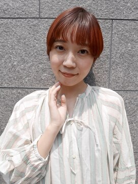 シュシュ(shushu) ショートマッシュ/レッドブラウン「有海一生」/ノンジアミン
