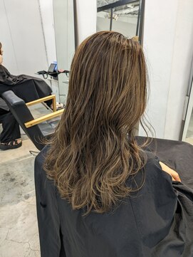 ナンバースリー 溝の口店(Number Three) ハイライト×ベージュ