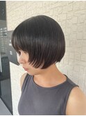髪質改善縮毛矯正ショートスタイル